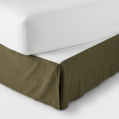 New - 12pc King Fuller Micro Texture Comforter & Sheet Bedding Set Dark Green - Threshold