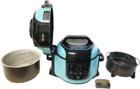 Ninja Foodi Cooker, Pressure Cooker, Air Fryer 6.5 qt All-in-One Tiffany Blue/Black  (OP302HAQ)