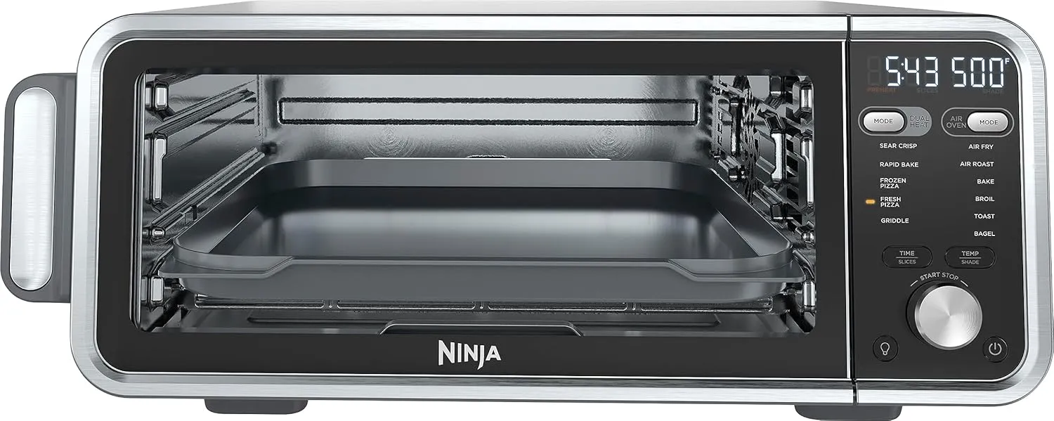 Ninja FT205CO Digital Air Fry Pro Countertop 10-in-1 Oven w/Extended Height, XL Capacity, Flip Up & Away Storage, with Air Fry Basket, Sheet Pan, Broil Rack, Wire Rack & Crumb Tray, Silver (Copy)