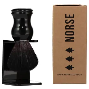 Norse Ebony Shaving Brush with Stand