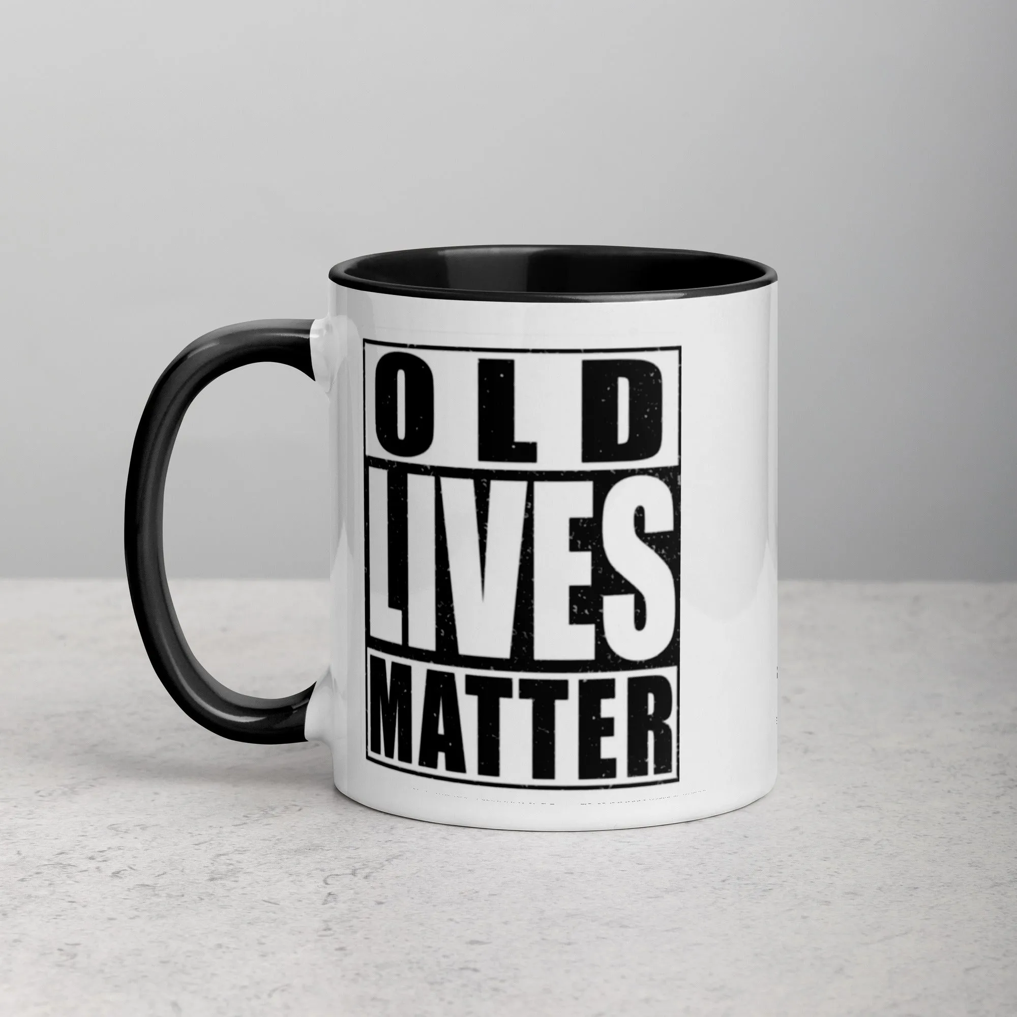 Old Lives Matter Mug with Color Inside