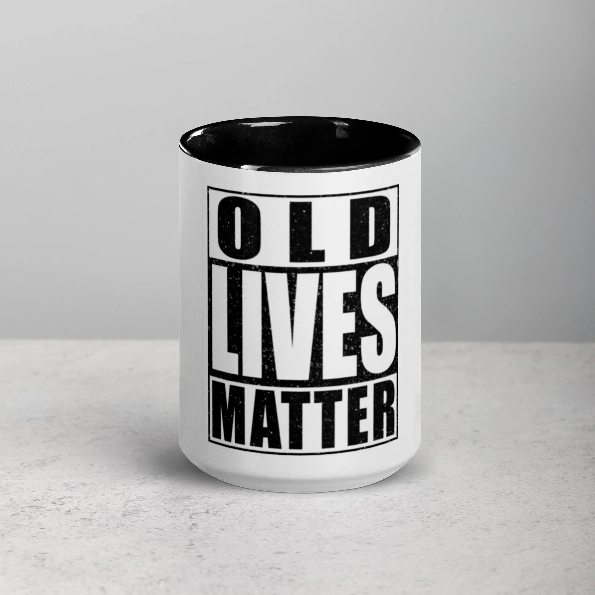 Old Lives Matter Mug with Color Inside