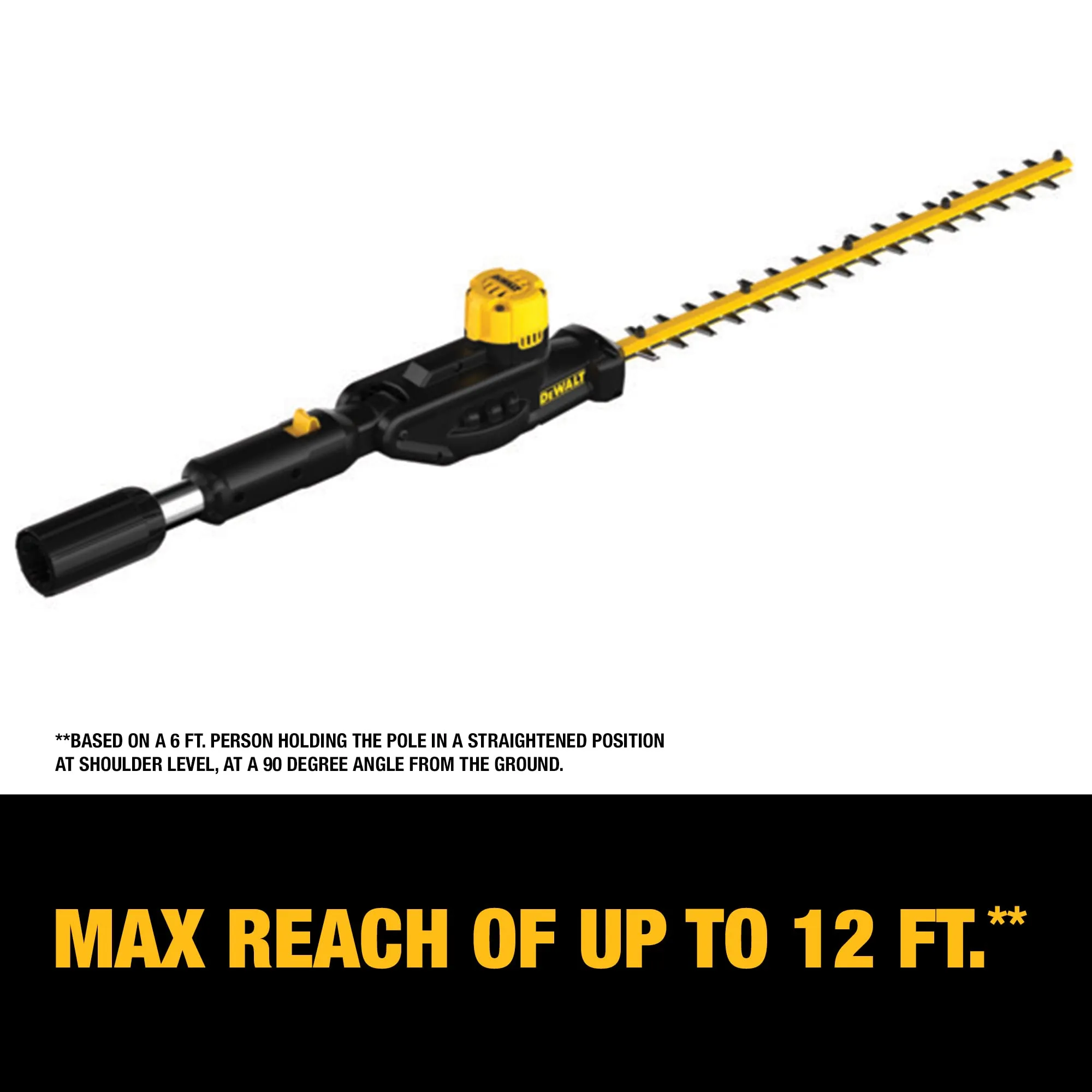 Open Box -  DEWALT DCPH820B 20V MAX Cordless Pole Hedge Trimmer (Tool Only)