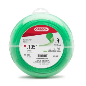 Oregon Gatorline Round Trimmer Line, .105 INCH 236 FT