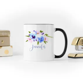 Pansy Bouquet Coffee Mug