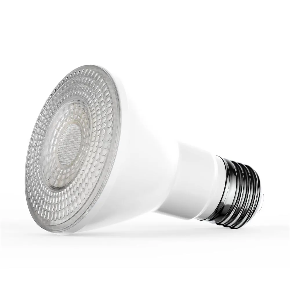 PAR20 LED 8W Light Bulbs - 5000K Dimmable - 525 Lumens - E26 Base - Daylight White