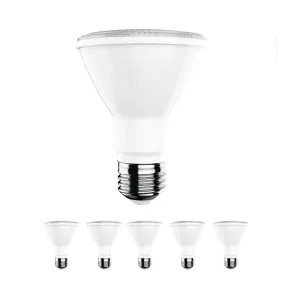 PAR20 LED 8W Light Bulbs - 5000K Dimmable - 525 Lumens - E26 Base - Daylight White