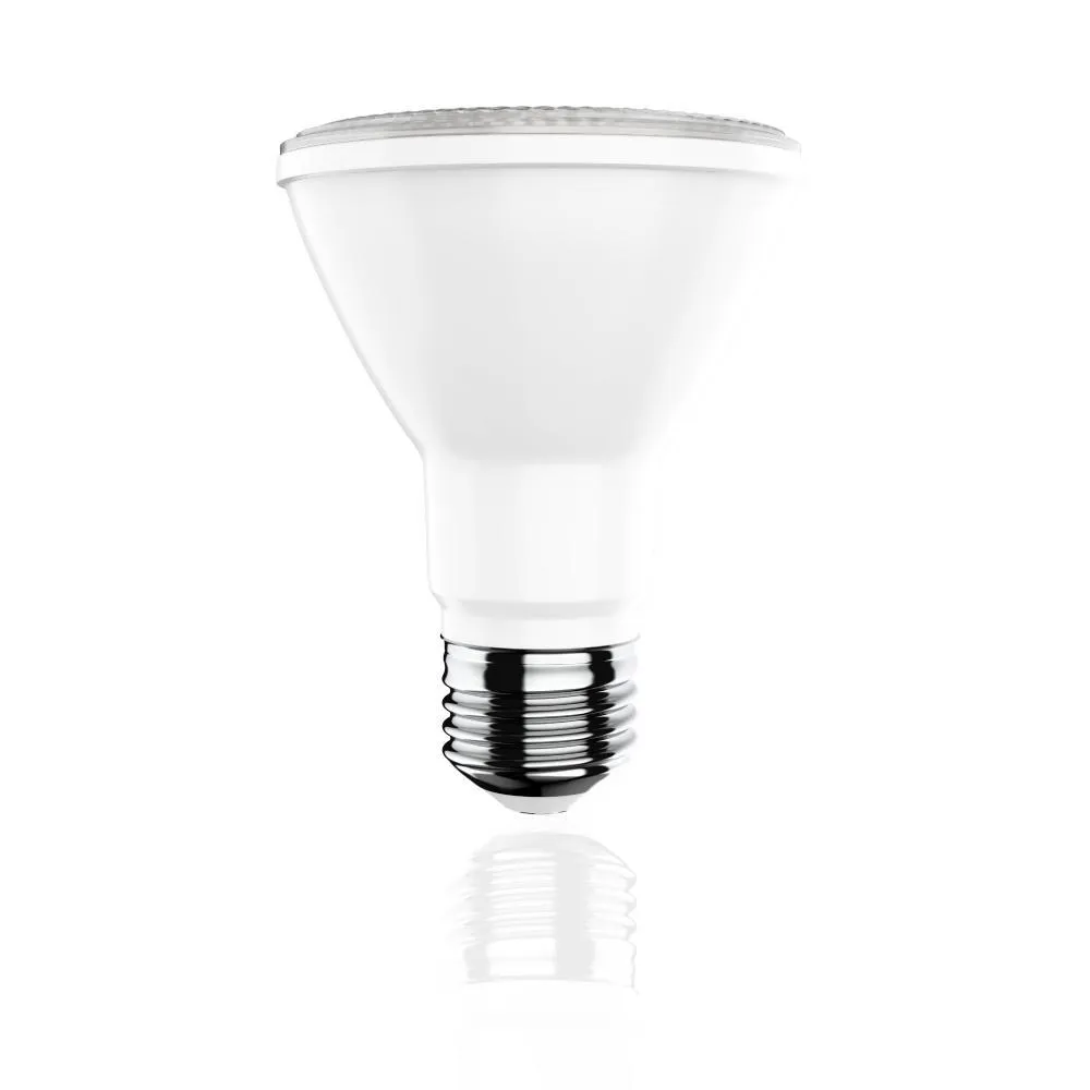 PAR20 LED 8W Light Bulbs - 5000K Dimmable - 525 Lumens - E26 Base - Daylight White