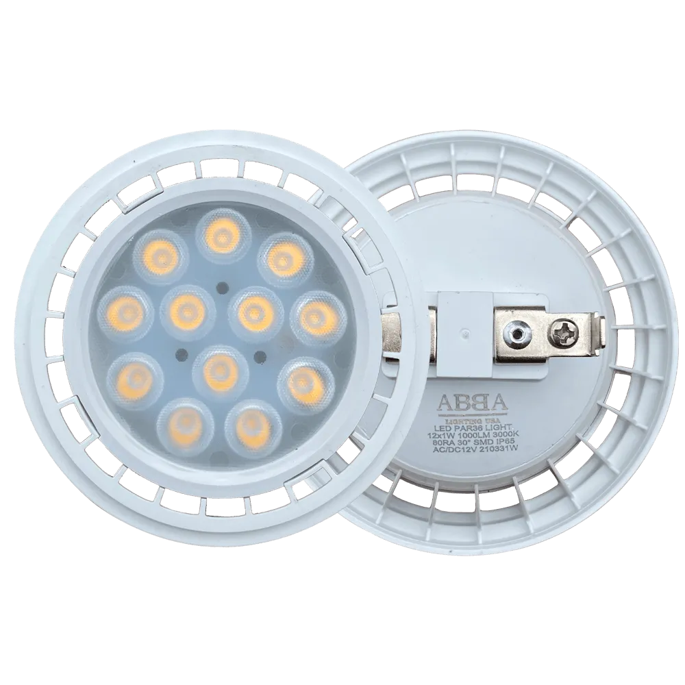 PAR36 12W LED Landscape Bulbs Warm White Waterproof Flood Light Fixture