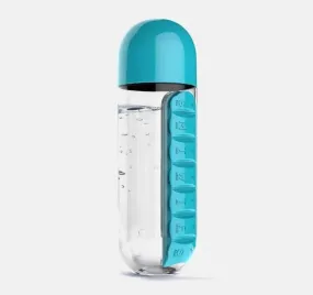 Pill Organizer Water Bottle