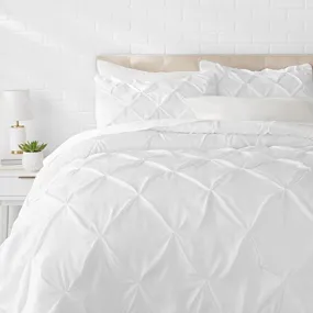 Pinch Pleat Comforter Set - Full/Queen