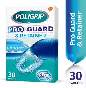 Poligrip Pro Guard & Retainer Daily Cleanser 30 Tablets (N)