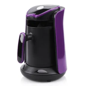 RAF Turkish Coffee Maker Single, 600Watts, Black & Purple