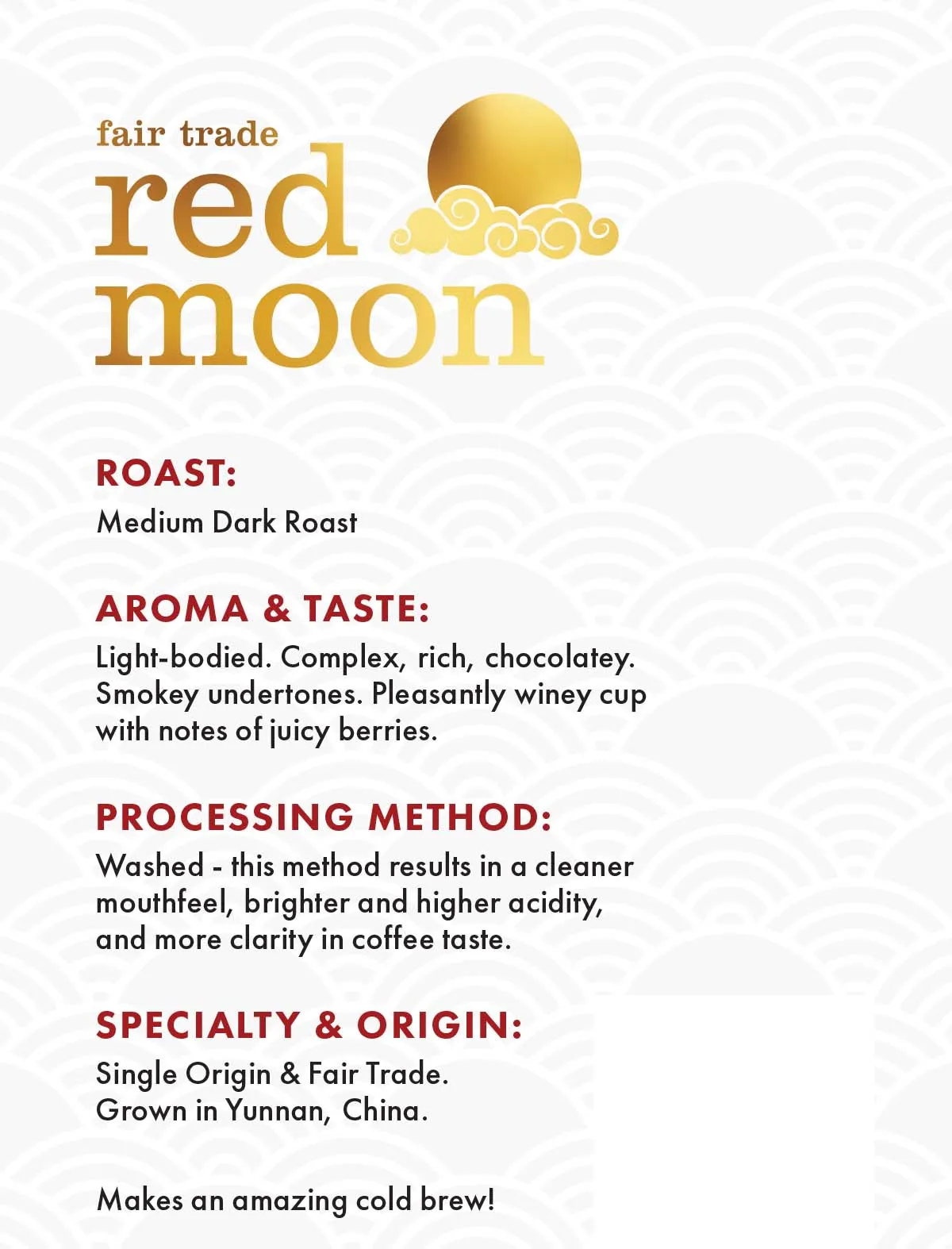 Red Moon, Fair Trade