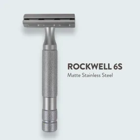 Rockwell 6S Matte Stainless Steel Adjustable Razor