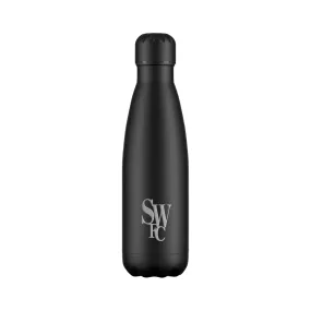 Sheffield Wednesday '97 Inititals Engraved Water Bottle - Black