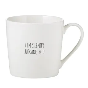 Silently Judging Cafe Mug