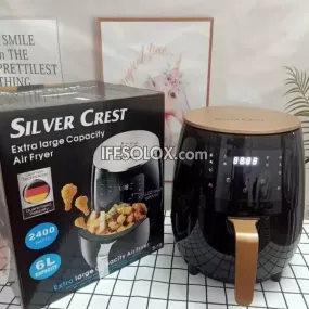 Silver Crest S-18 6Liters Air Fryer with 1400W and Multi-LED control - Brand New