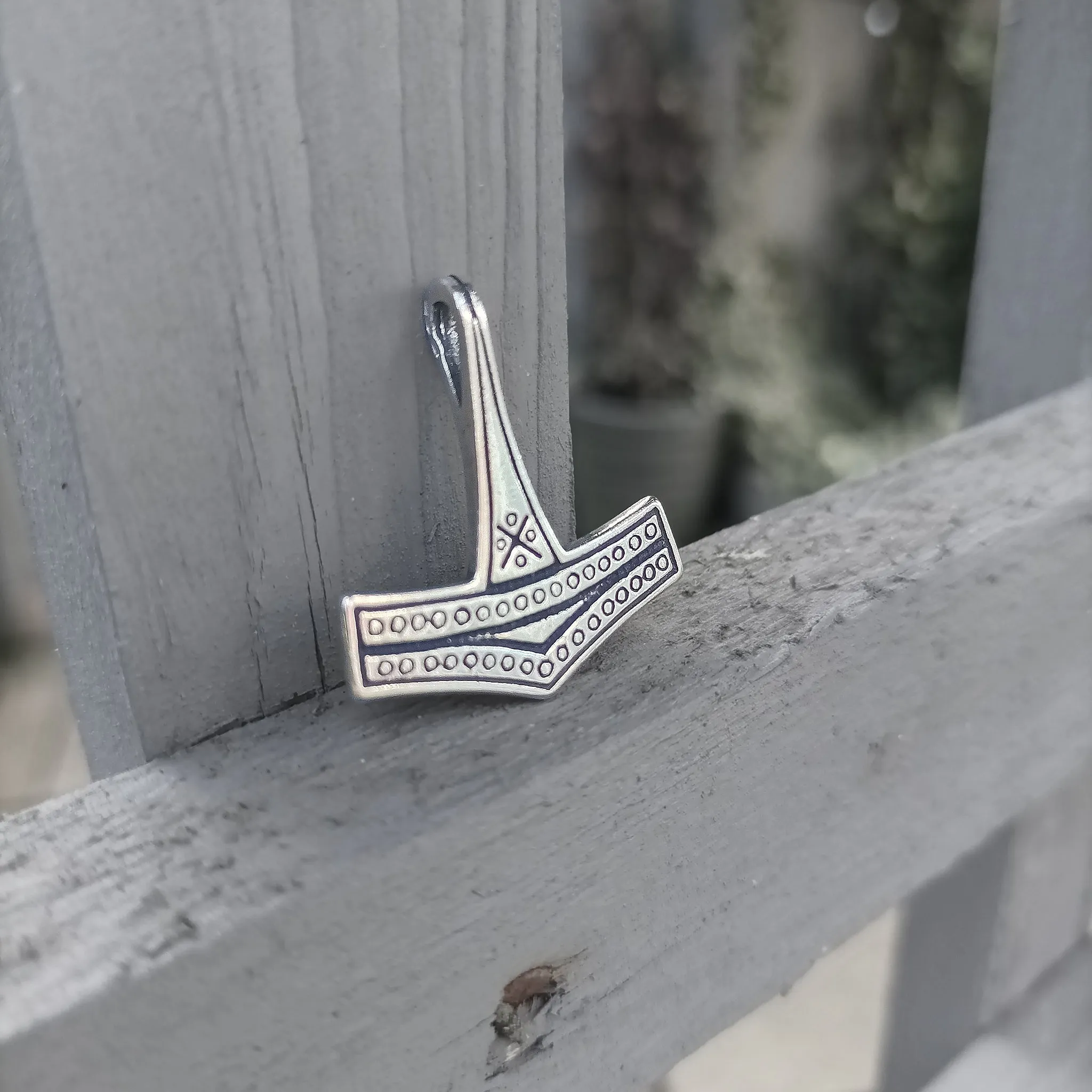 Silver Rømersdal Replica Thors Hammer Pendant