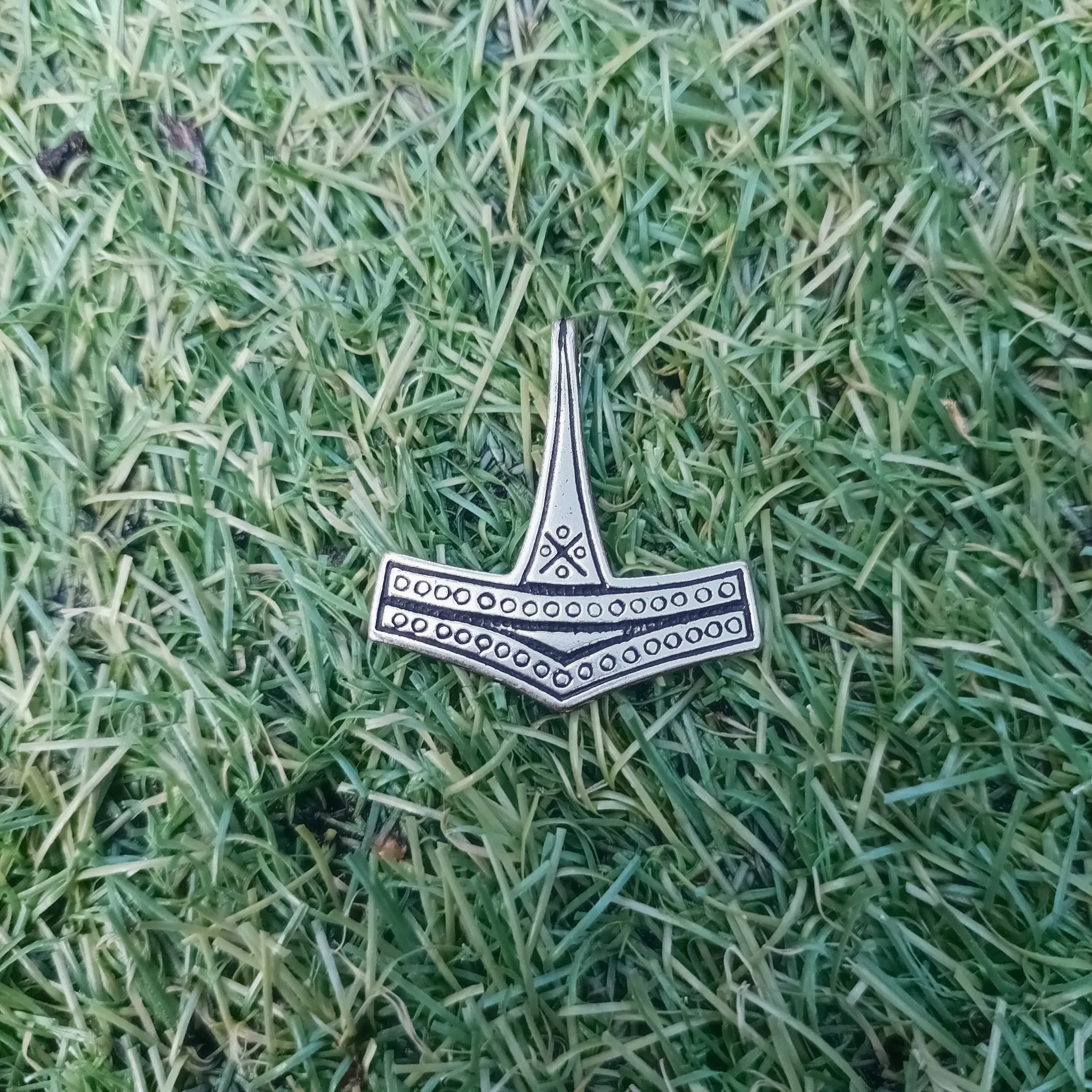 Silver Rømersdal Replica Thors Hammer Pendant