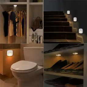 Smart LED Human Body Induction Battery Operated USB Charging Night Light