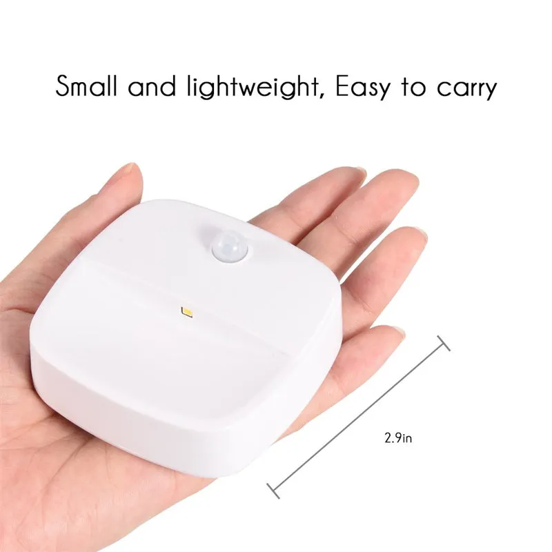 Smart LED Human Body Induction Battery Operated USB Charging Night Light