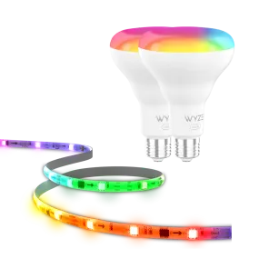 Smart Lighting Kit - Bulb Color BR30   Light Strip Pro Bundle