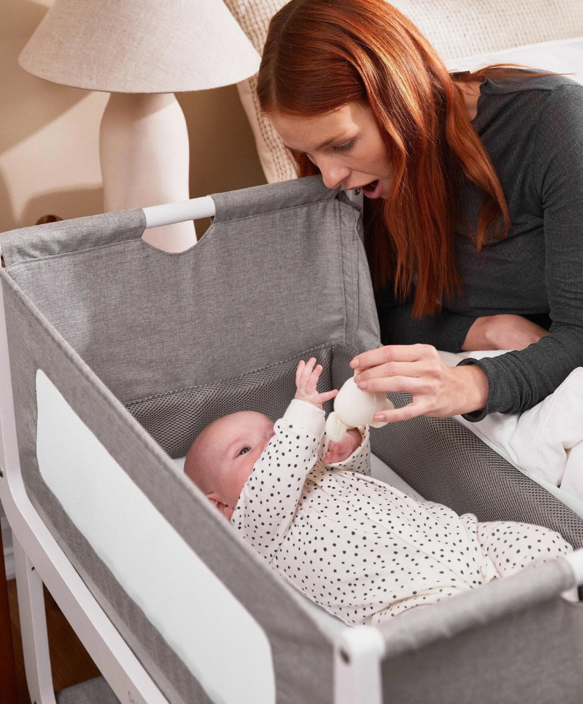 SnuzPod4 Bedside Crib - Dusk