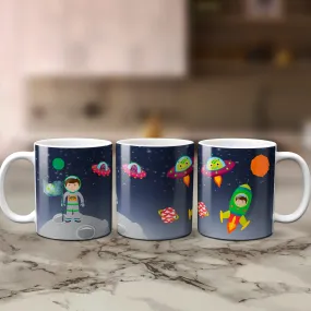 Space Themed Kids Unbreakable Mug