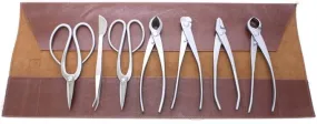 Stainless Steel Bonsai Tool Set by Roshi Tools - 7 Piece