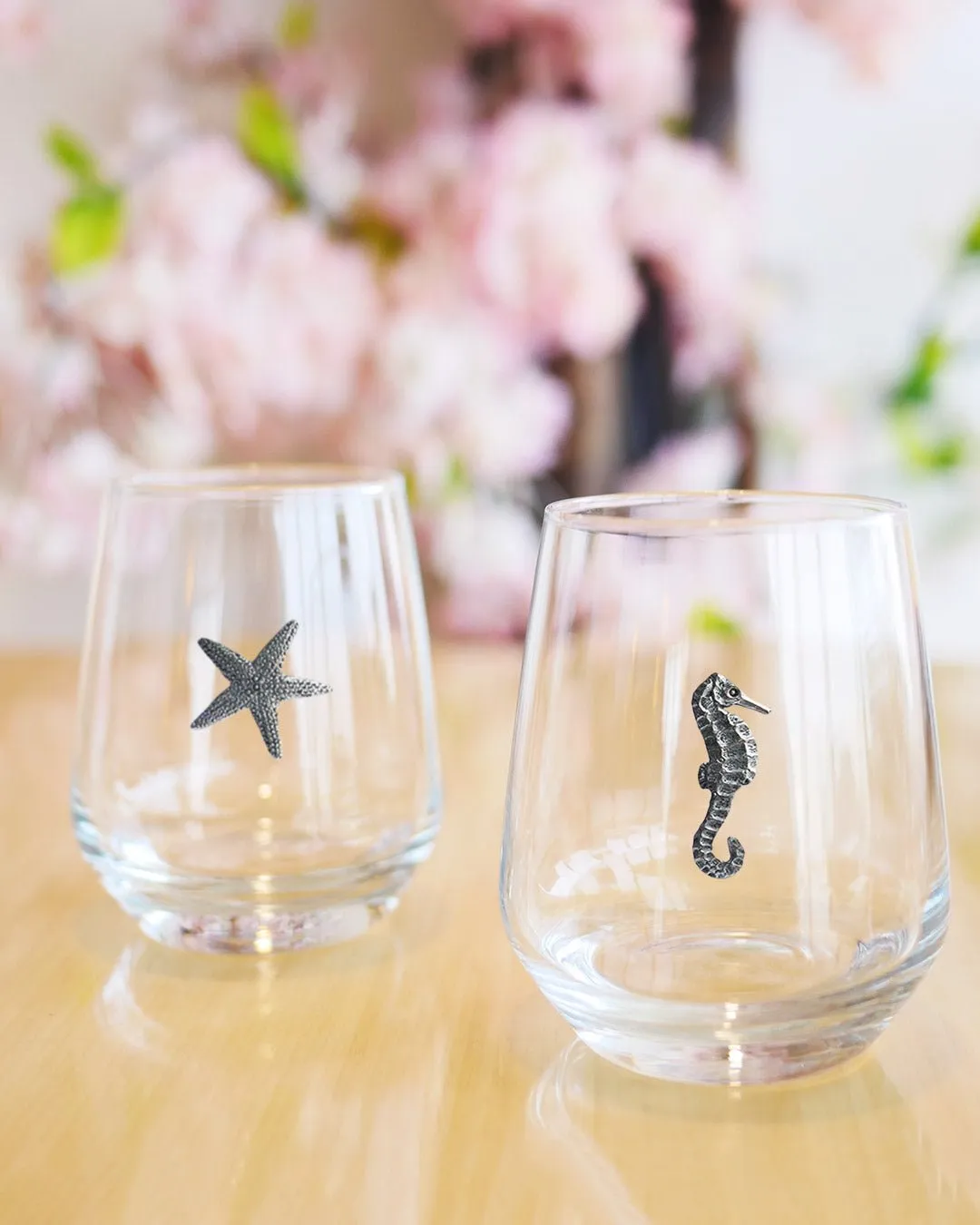 Stemless Wine Glass | Seahorse