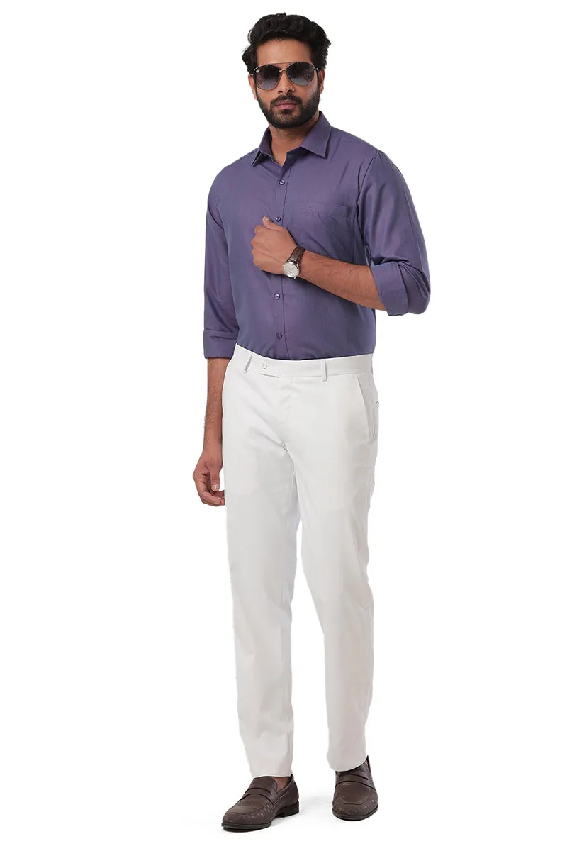 Super Soft - Iris Purple Formal Shirts for Men | Ariser