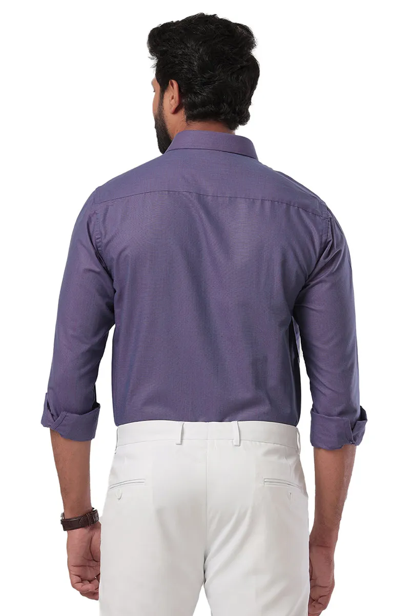 Super Soft - Iris Purple Formal Shirts for Men | Ariser