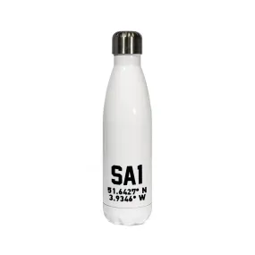 Swansea Coordinates Water Bottle