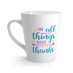 Thankful Latte Mug