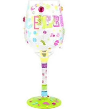 TOP SHELF WINE GLASS CELEBRATE