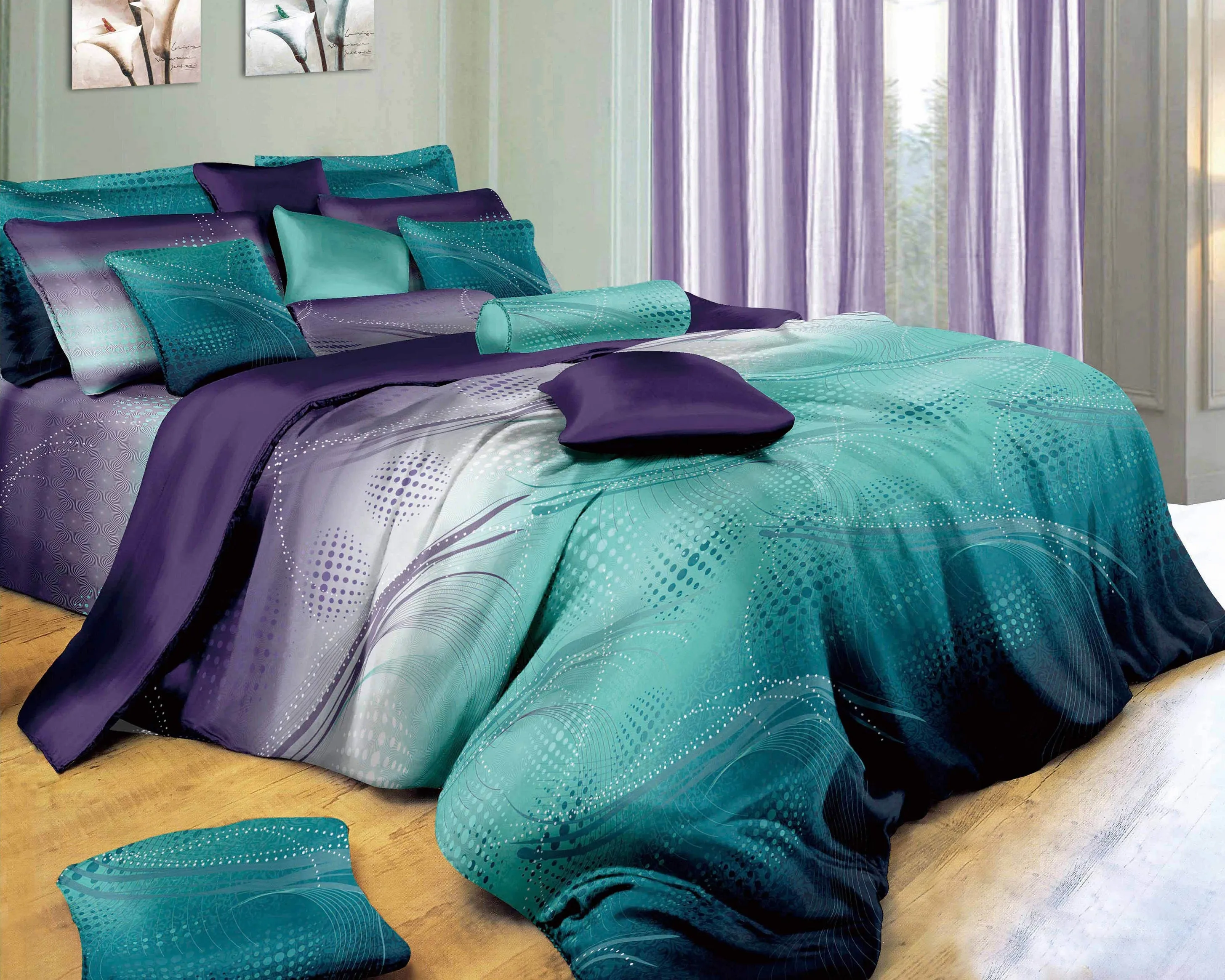 Twilight-P 3 Piece Duvet Cover Set: Duvet Cover and Matching Pillowcases