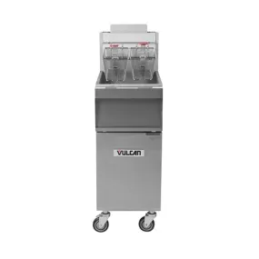 Vulcan 1GR65M 65 Lb High Efficiency Floor Tube Fired Propane Gas Fryer