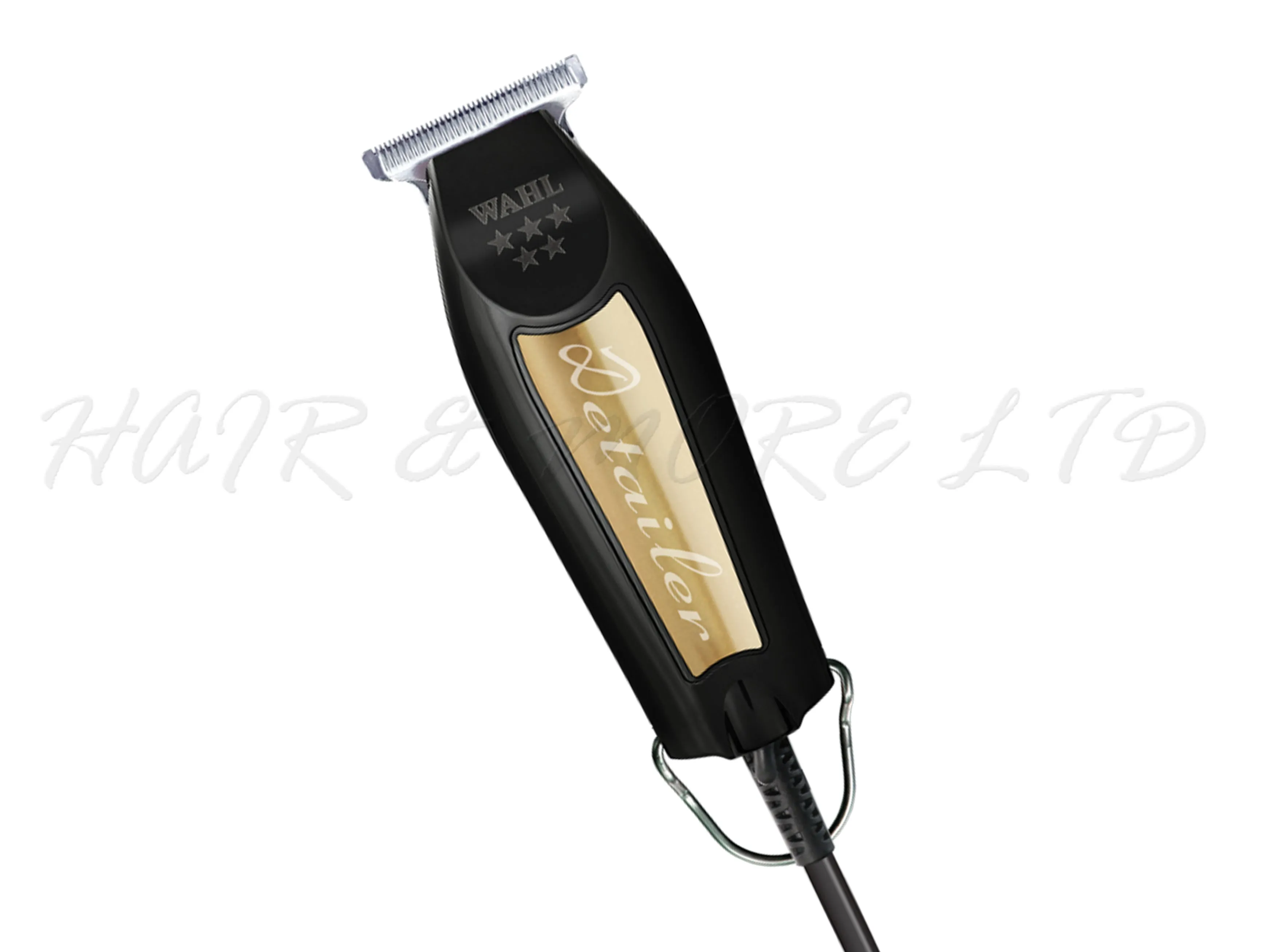 WAHL Professional 5 Star Series, Detailer T-Wide Trimmer - Black/Gold Limited Edition