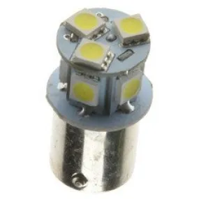 Warm White Mini LED Bayonet Bulb - BA15S SCC 10-30V