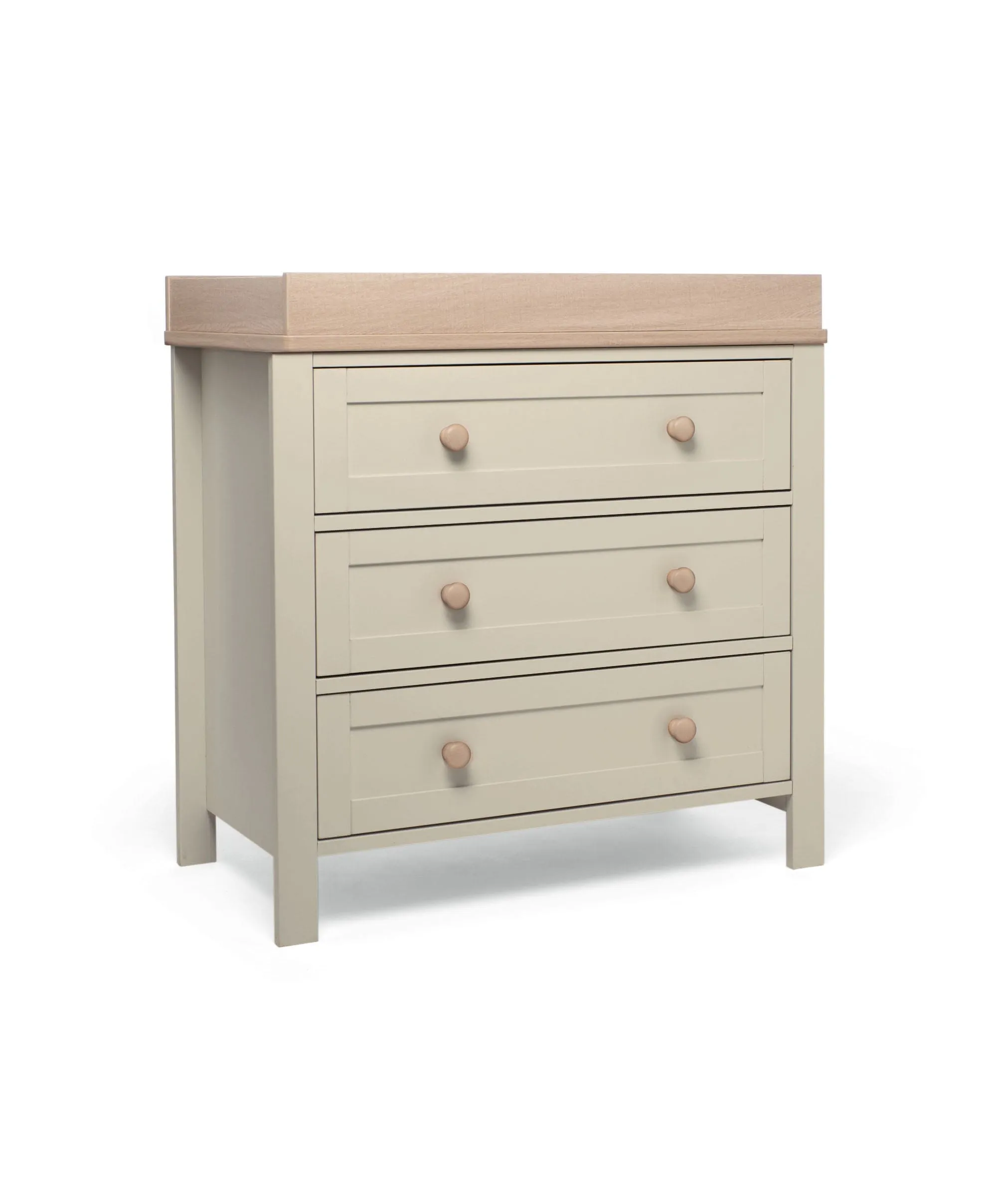 Wedmore 2 Piece Cotbed Set with Dresser Changer - Pebble Grey