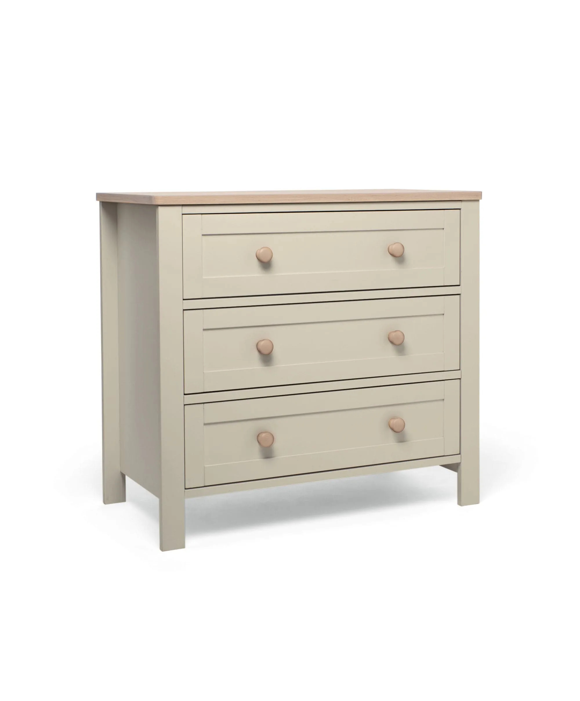 Wedmore 2 Piece Cotbed Set with Dresser Changer - Pebble Grey