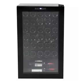 West Bend Wine Cooler, 34 Bottle Capacity, in Black