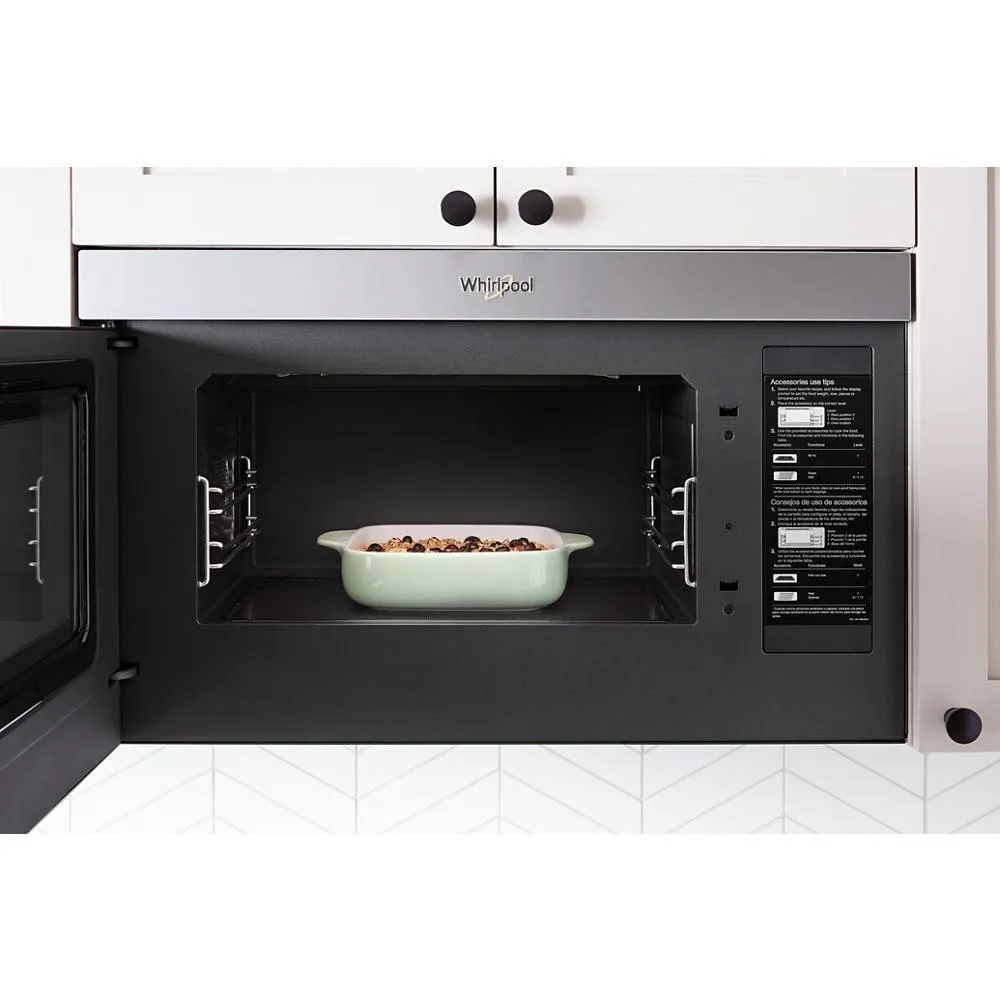 Whirlpool WMMF7330RZ Air Fry Over- the-Range Oven with Flush Built-in Design