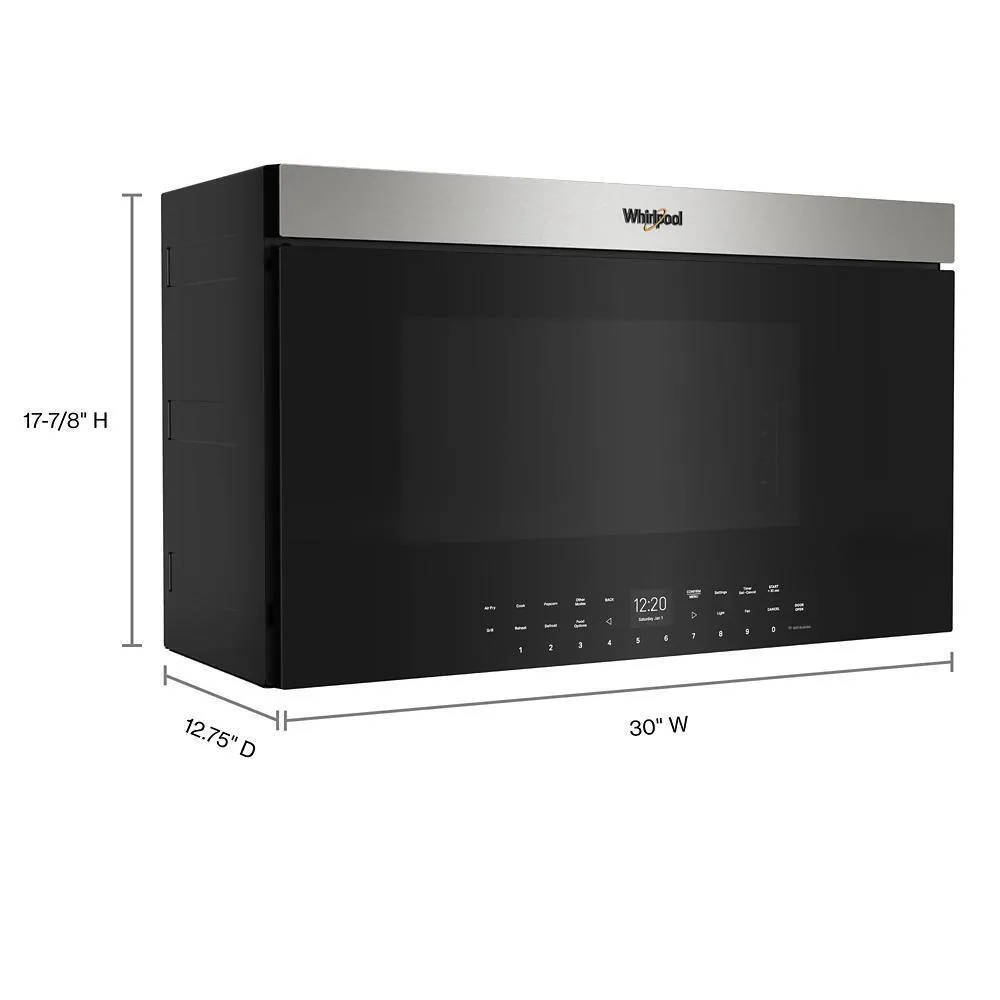 Whirlpool WMMF7330RZ Air Fry Over- the-Range Oven with Flush Built-in Design