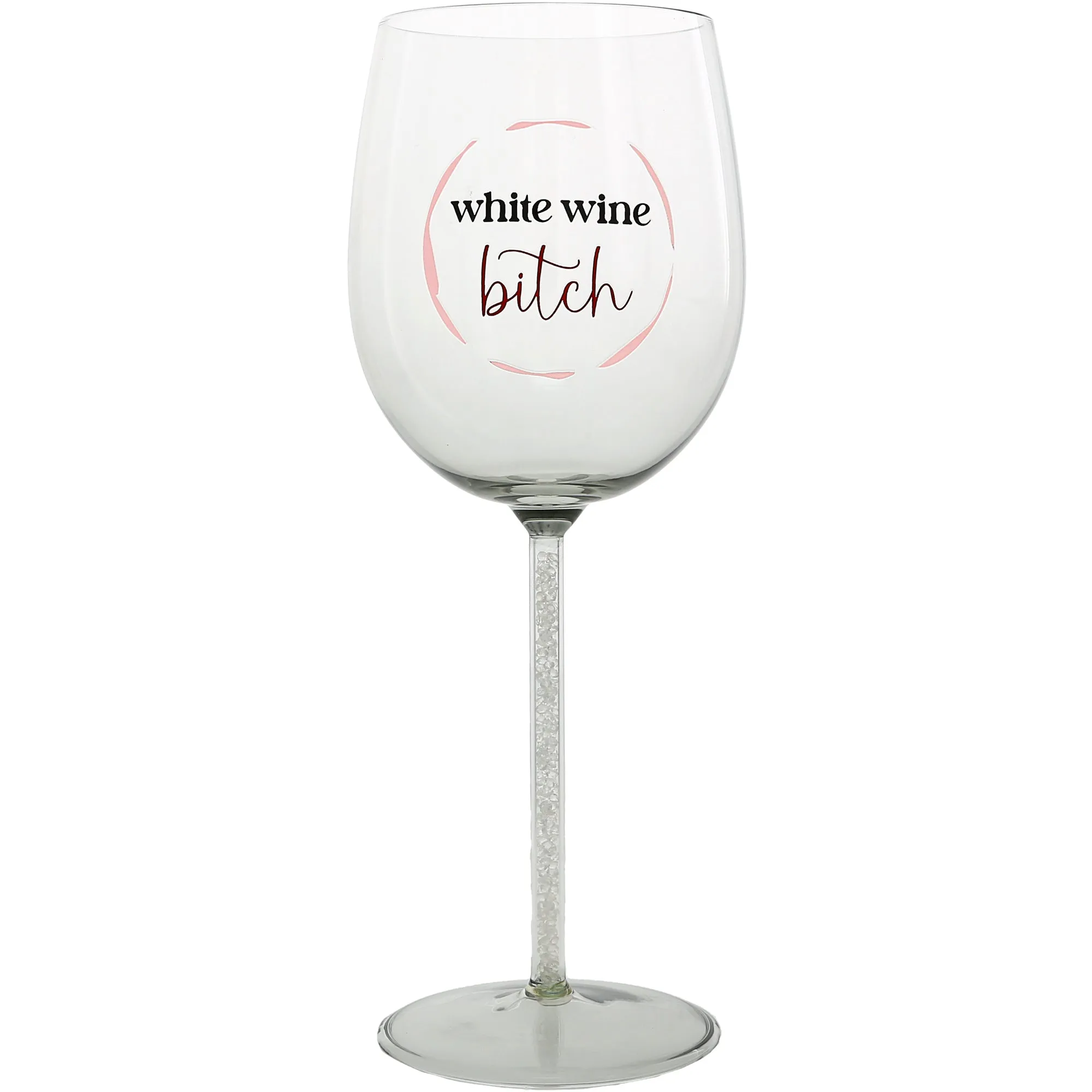 White Wine Bitch Gift Boxed 17 oz Wine Glass