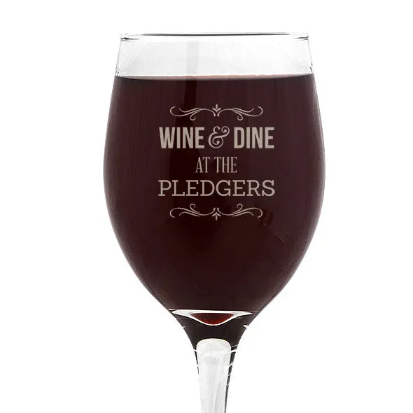 Wine & Dine Design Wine Glass