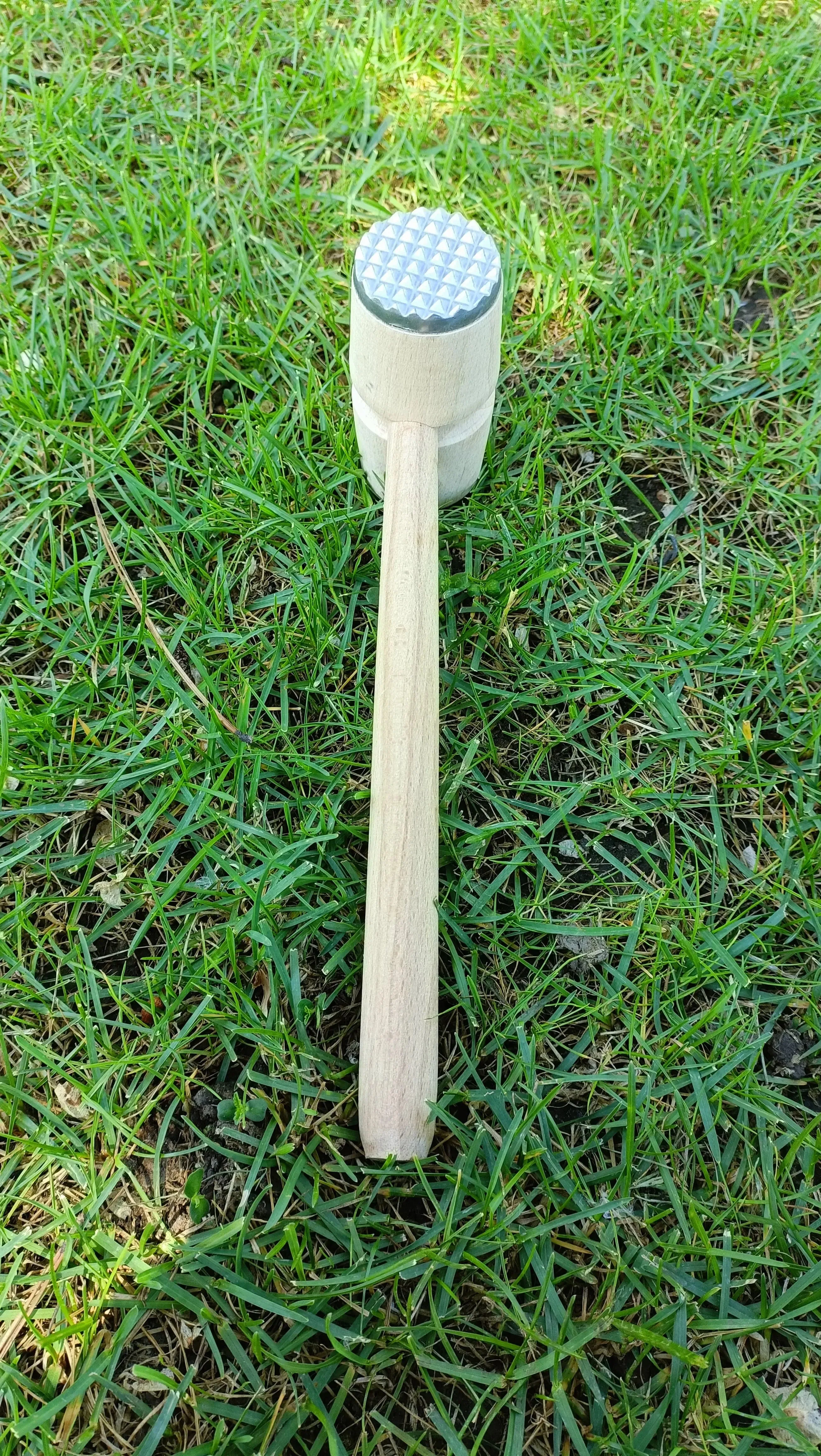 Wooden meat hammer