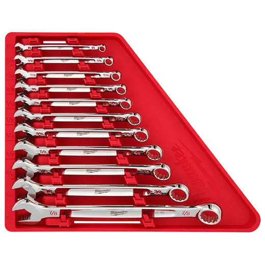 Wrench Set - Milwaukee 11pc SAE Combination Wrench Set, 48-22-9411