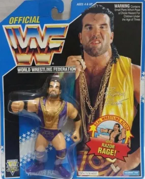 WWF Hasbro 10 Razor Ramon with Razor Rage! [With Purple Trunks]